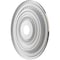 Ekena Millwork Cole PVC Ceiling Medallion (Fits Canopies up to 6"), Metallic Charcoal, 22"OD x 3 1/2"ID x 1"P CMP22COCCH - alternate 4